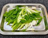蔥爆椒鹽虱目魚柳(簡單料理）的食譜步驟4照片
