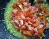A picture of step 2 of Jain Ragda Pattice.