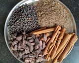 A picture of step 1 of Biryani masala.