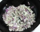 A picture of step 2 of Chicken Posto.