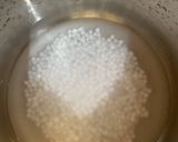 A picture of step 1 of Sabudana Kheer with Yakult.