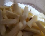 A picture of step 3 of Saucy n spicy fries.