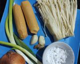 Foto langkah ke 1 dari resep Jamur enoki saus teriyaki.