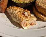 รูปขั้นตอนการทำที่ 4 ของ ไข่ขาวม้วนเบคอนชีส breakfast/brunch