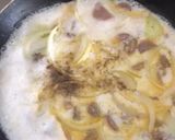 Foto langkah ke 4 dari resep Beef Fusilli Carbonara / Pasta Carbonara / Saus Carbonara / Macaroni Carbonara.