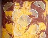 Kek marble herseys syrup coklat with lemon