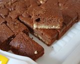 Kakaós, túrós szelet recept fázis 6 fotója