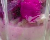 Foto langkah ke 1 dari resep Snack mpasi puding buah naga tinggi kalori.