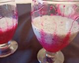 A picture of step 3 of Dragon fruit Rose milkshake.