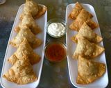 A picture of step 7 of Lamb / beef / mutton meat Samosas:.