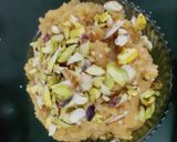 A picture of step 6 of Makhandi halwa.