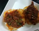 A picture of step 6 of Masala pav.