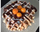Foto langkah ke 6 dari resep Waffle coklat mudah.
