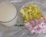 A picture of step 2 of Drumsticks- Almond Soup.