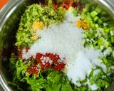 A picture of step 4 of Green Garlic Mix Dal Dhokla.