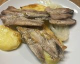 Foto del paso 6 de la receta: Boquerones al horno con patatas y cebolla