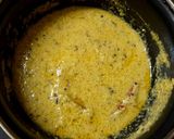 A picture of step 4 of Drumstick curd curry.