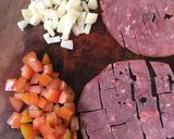 Foto langkah ke 1 dari resep Roti topping Smoked Beef Mozarella.
