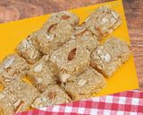 A picture of step 18 of Sankranti Special Kesar Til Mava Barfi Recipe.