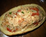 Foto del paso 7 de la receta: Papa rellena con morrón asado