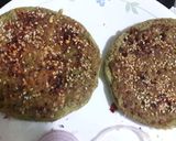 ગ્રીન મૂંગદાલ બર્ગર વિથ બીટ રુટ ટિક્કી ને walnut ડીપ(green mung dal burger inGujarati) રેસીપી સ્ટેપ2ફોટો