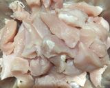 A picture of step 1 of Dragon Chicken.