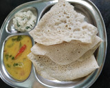 பிரவுன் ரைஸ் நீர் தோசை ரெசிபி ஸ்டேப் 5 புகைப்படம்