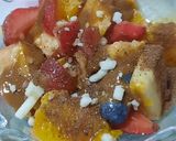 Foto del paso 6 de la receta: Ensalada de frutas con salsa de dulce de leche y algo más.