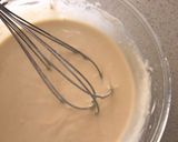 A picture of step 2 of Flavoured Rolled Crepes with Toasted Coconut Filling.