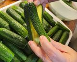 Kovászos uborka recept fázis 1 fotója