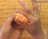 รูปขั้นตอนการทำที่ 5 ของ Shrimp Nigiri Sushi.ข้าวปั้นซูชิหน้า กุ้ง