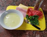 Foto del paso 1 de la receta: Omelette (de claras) caprese y jengibre