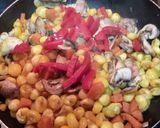 Foto del paso 7 de la receta: Filete de tilapia con maíz y champiñones