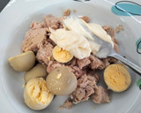 Foto del paso 3 de la receta: Huevos rellenos. Cumple familiar 4