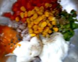 A picture of step 2 of Corn mayo grill sandwiches.