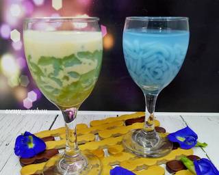 Cendol Bunga Telang - Step 4