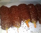 Foto langkah ke 7 dari resep Donut paha ayam (donut pandan).