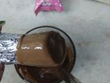 Peanut chocolate dunked bananas