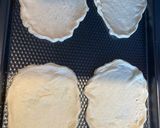 A picture of step 4 of Lebanese homemade meat pies/ Lahm bi Ajeen or Sfiha.