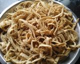 चपाती नूडल्स स्नैक्स (रोटी से बने हुए) रेसिपी चरण 1 फोटो