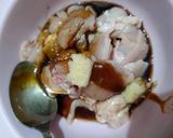 Foto langkah ke 1 dari resep Chicken Yakiniku (Food Prep).