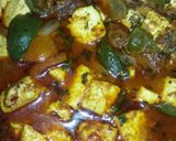 A picture of step 6 of Kadhai Paneer.