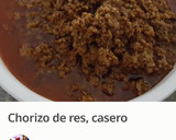 Foto del paso 1 de la receta: Frijoles fritos con chorizo casero
