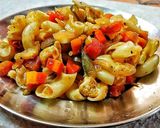 চিকেন ভেজিস পাস্তা (Chicken Veggies Pasta recipe in Bengali) রেসিপির ধাপ 6 ছবি