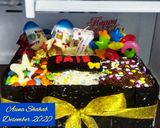 Foto langkah ke 10 dari resep Kue Ulang Tahun Sederhana (Basecake Brownis Kukus Ny. Liem).