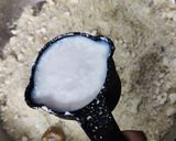 A picture of step 3 of Sooji amul ladoo.