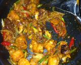 Foto langkah ke 6 dari resep Cumi saos pedas.