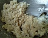 A picture of step 2 of Coconut badaam roll.