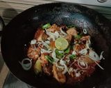 A picture of step 6 of Jhat pat karahi.