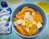 Foto langkah ke 5 dari resep Simple Fruits Salad 🍊🍎🍨.